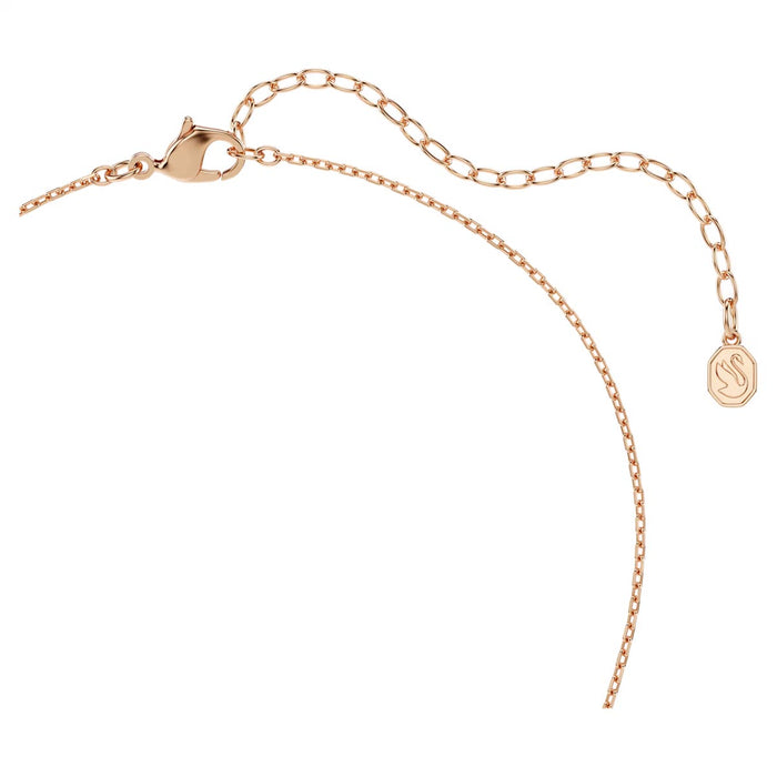 Swarovski Dextera Interlocking Circle Pendant in Rose Tone Plate
