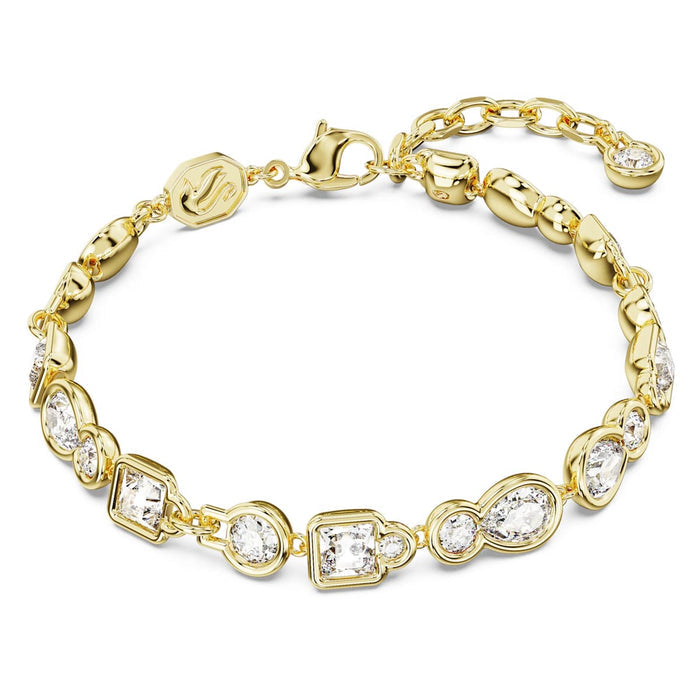 Swarovski Dextera Link Bracelet in Yellow Tone Plate