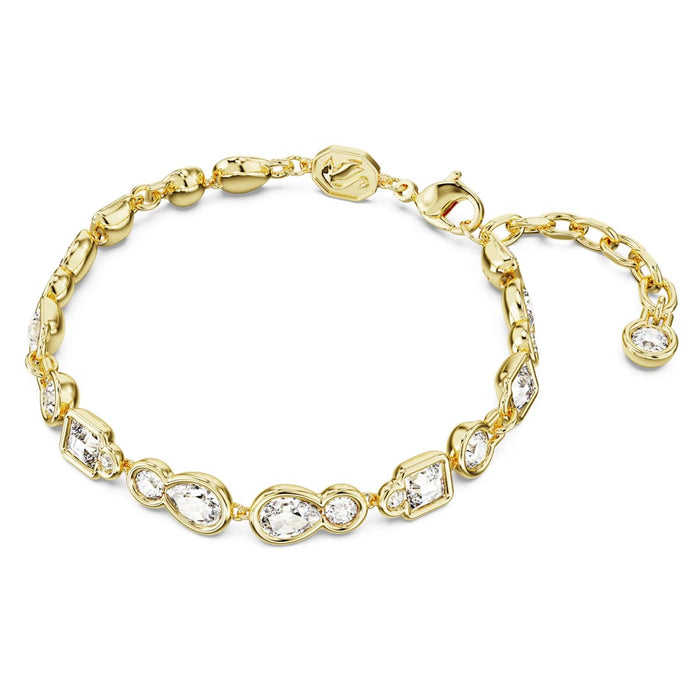 Swarovski Dextera Link Bracelet in Yellow Tone Plate
