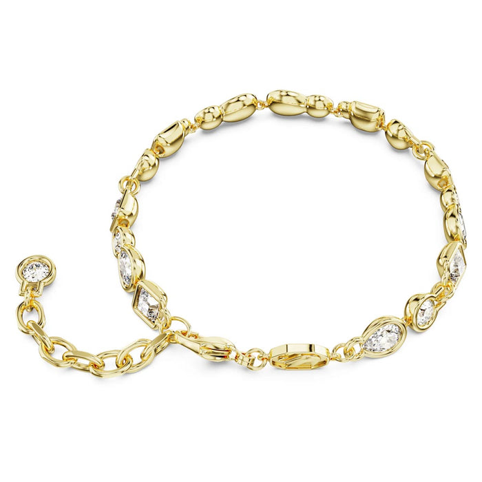 Swarovski Dextera Link Bracelet in Yellow Tone Plate