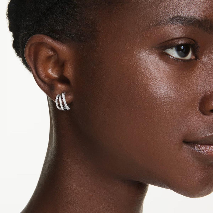 Swarovski Hyperbola Hoop Earrings