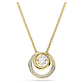 Swarovski Hyperbola Necklace in Yellow Tone Plate