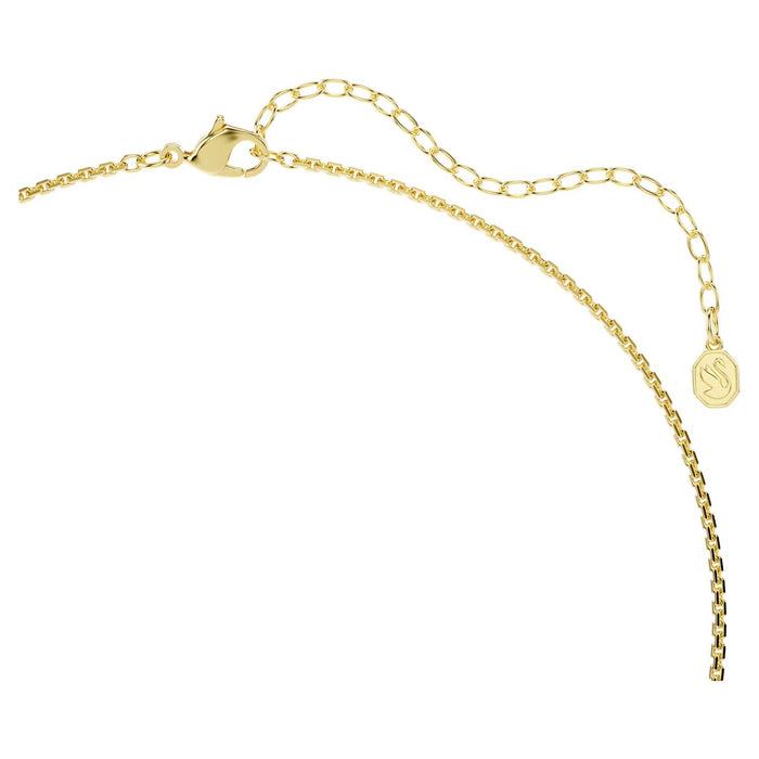 Swarovski Hyperbola Necklace in Yellow Tone Plate