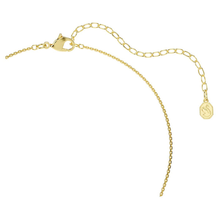Swarovski Hyperbola Necklace in Yellow Tone Plate