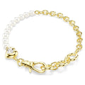 Swarovski Idyllia Crystal Pear Bracelet in Yellow Tone Plate