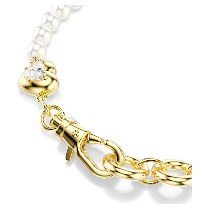 Swarovski Idyllia Crystal Pear Bracelet in Yellow Tone Plate