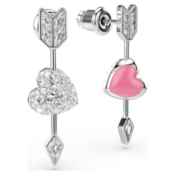 Swarovski Idyllia Heart and Arrow Drop Earrings