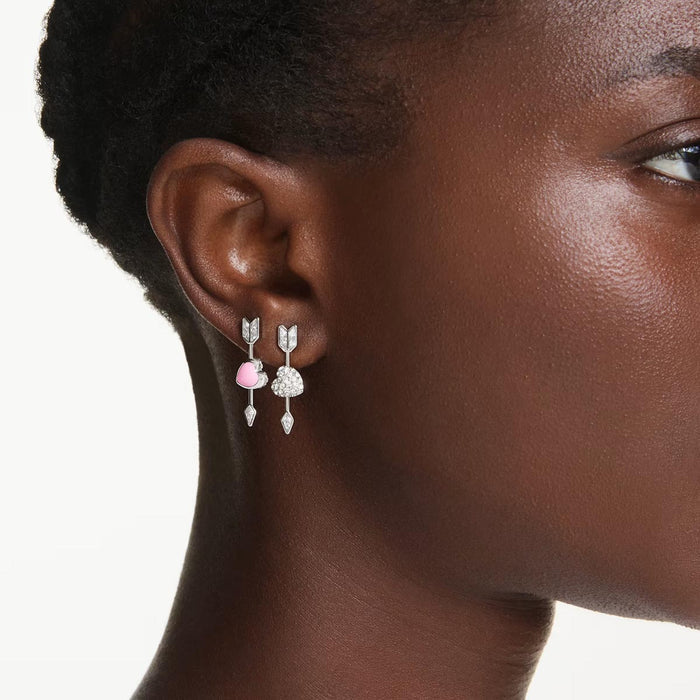 Swarovski Idyllia Heart and Arrow Drop Earrings