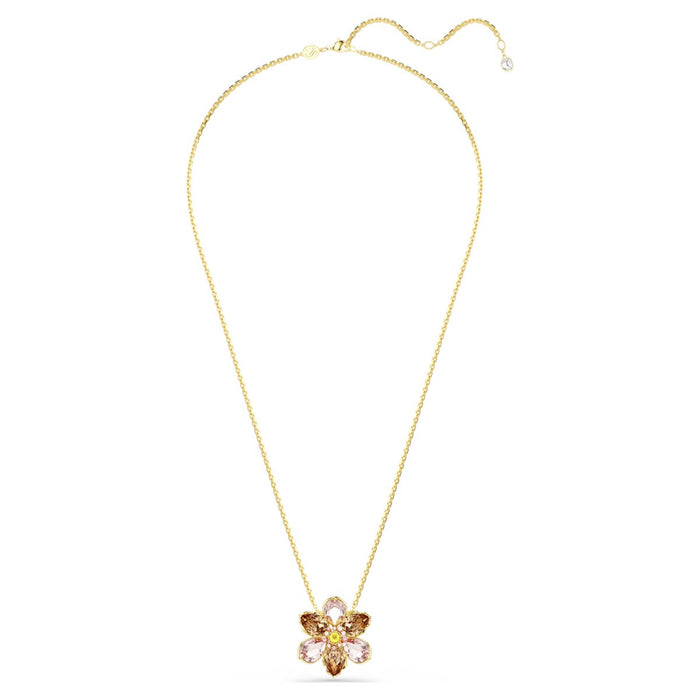 Swarovski Idyllia Necklace in Yellow Tone Plate