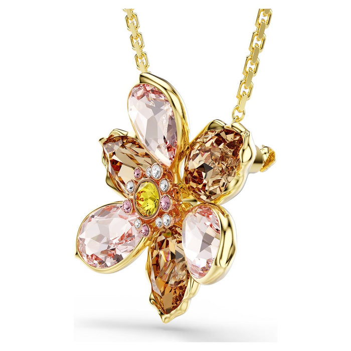 Swarovski Idyllia Necklace in Yellow Tone Plate
