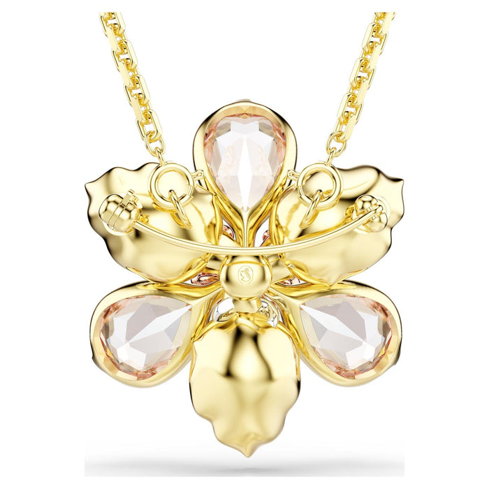 Swarovski Idyllia Necklace in Yellow Tone Plate