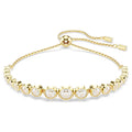 Swarovski Imber Bezel Bolo Bracelet in Yellow Tone Plate