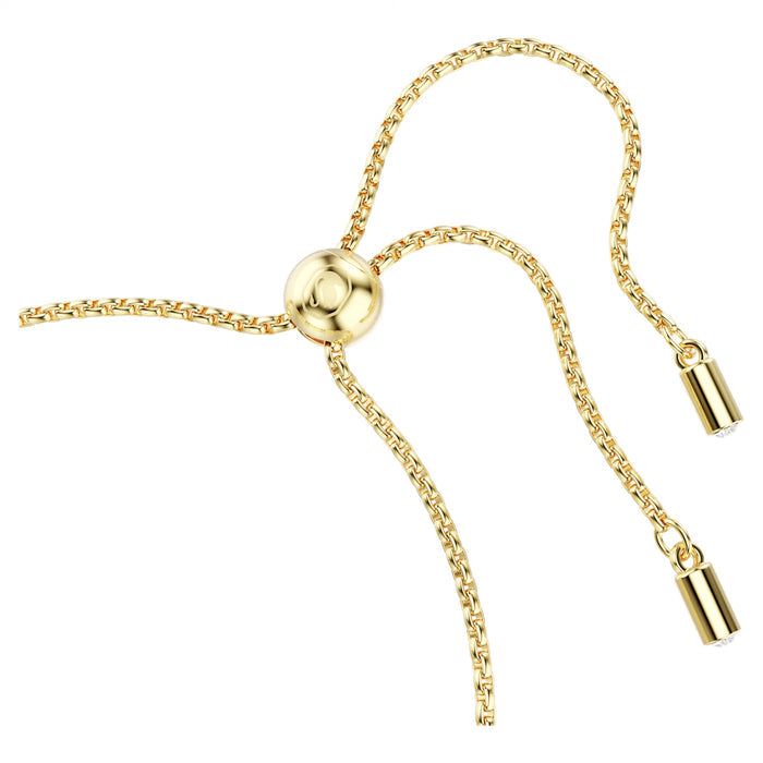 Swarovski Imber Bezel Bolo Bracelet in Yellow Tone Plate