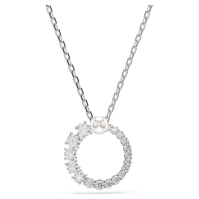 Swarovski Matrix Crystal Pearl Necklace