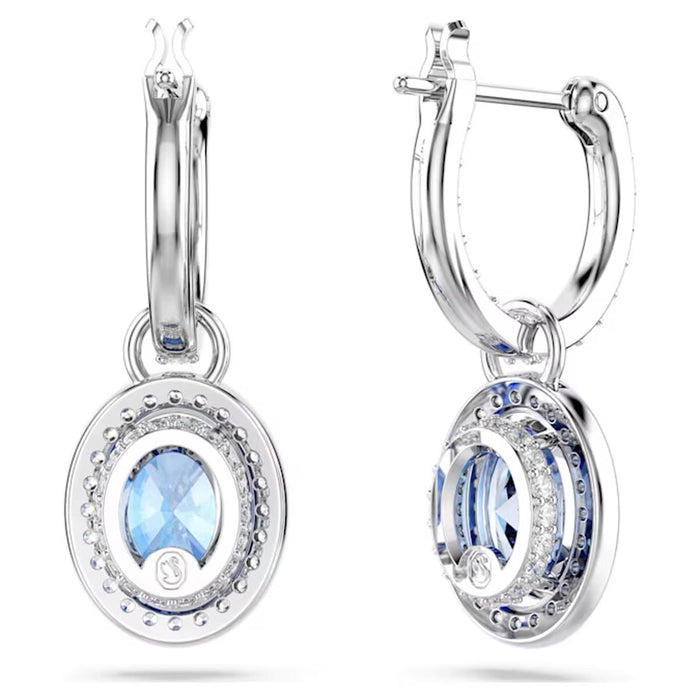 Swarovski Oval Blue Constella Drop Earrings