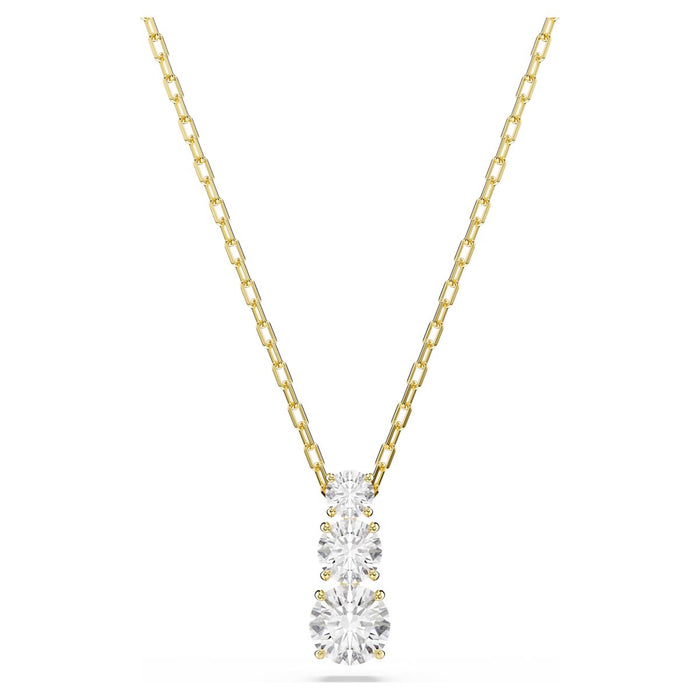 Swarovski Stilla Attract Necklace in Yellow Tone Plate