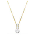 Swarovski Stilla Attract Necklace in Yellow Tone Plate