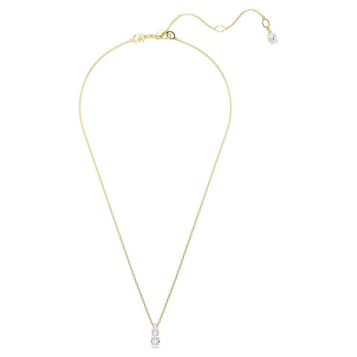 Swarovski Stilla Attract Necklace in Yellow Tone Plate