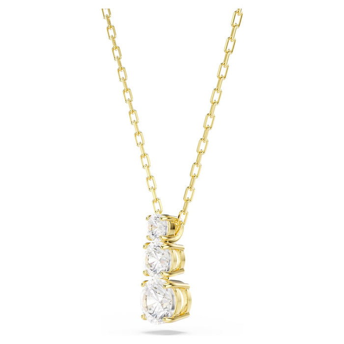 Swarovski Stilla Attract Necklace in Yellow Tone Plate