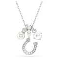 Swarovski Symbolica Horseshoe Necklace with Crystal Pearls