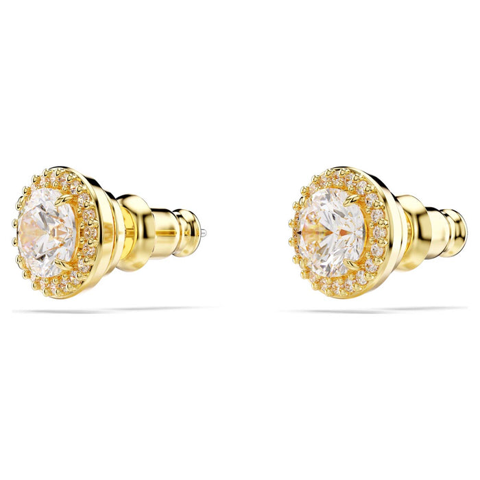 Swarovski Una Stud Earring in Yellow Toned Metal