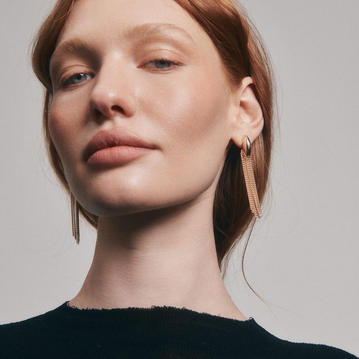 Sway Drop Earring - Gold