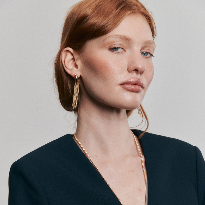 Sway Drop Earring - Gold