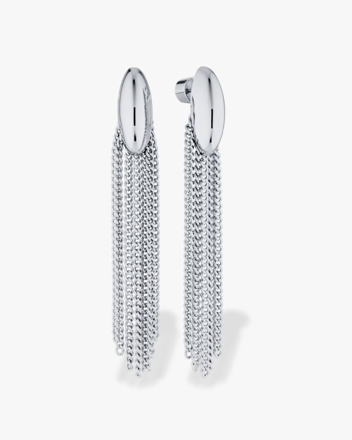 Sway Drop Earring- Silver