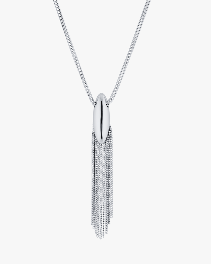 Sway Pendant Necklace - Silver