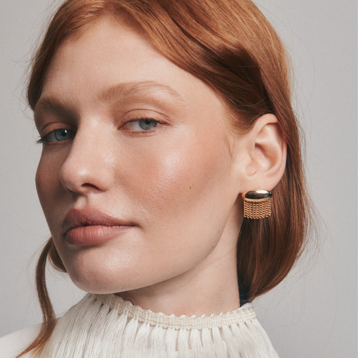 Sway Studs Earring - Gold