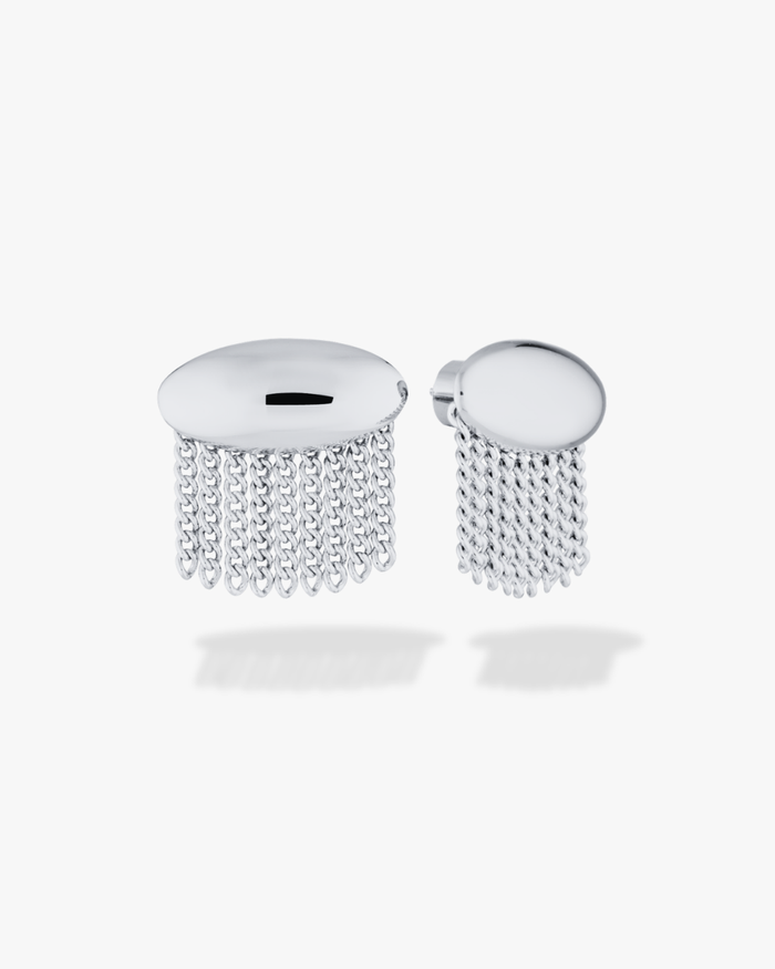Sway Studs Earring - Silver