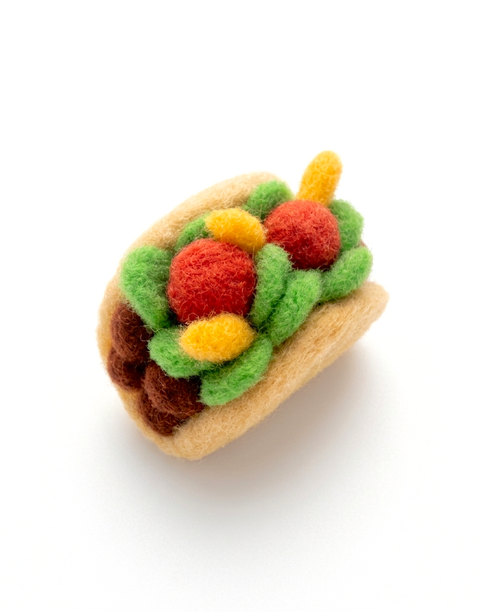 Taco Wool Fridge Magnet - Woobbi