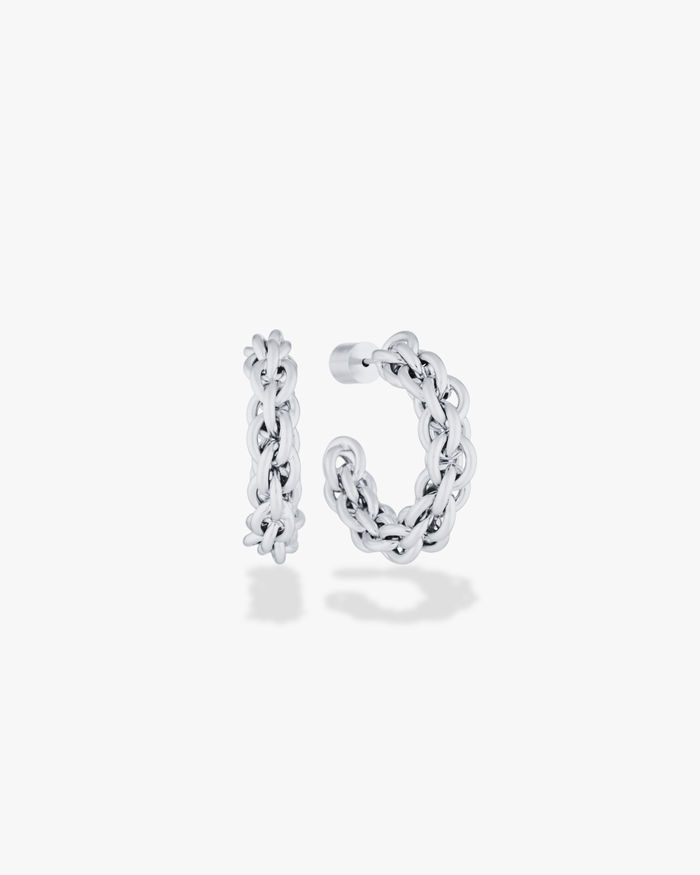 Tangled Chain Hoops