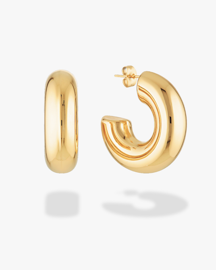 Tigga Tube Hoops - Gold, Silver, Rose Gold