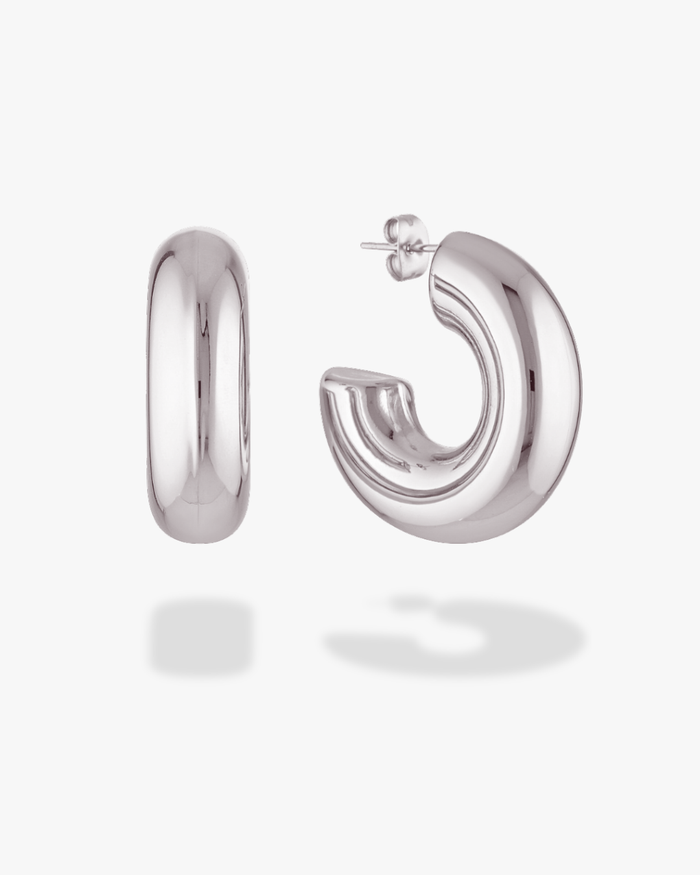 Tigga Tube Hoops - Gold, Silver, Rose Gold