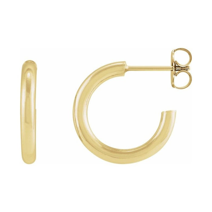Tube Hoop Earrings