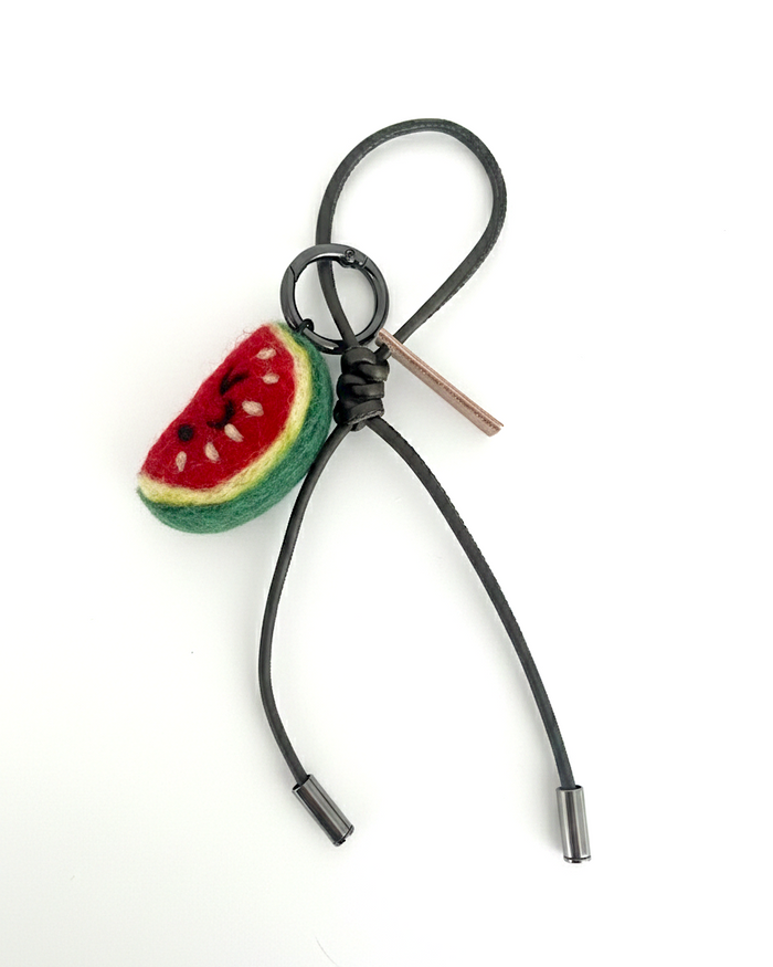 Watermelon Wool Bag & Keychain Charm - Woobbi