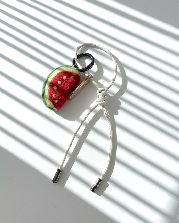 Watermelon Wool Bag & Keychain Charm - Woobbi