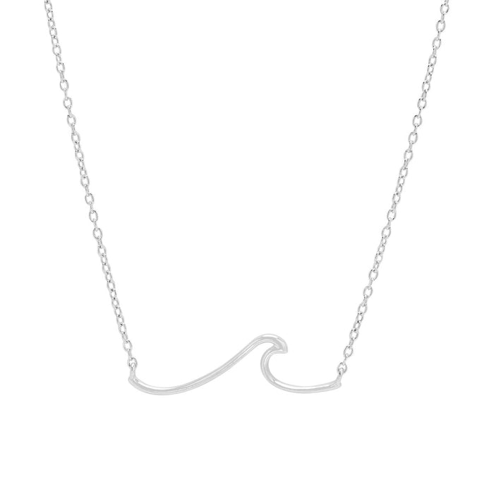 Wave Necklace in Sterling Silver