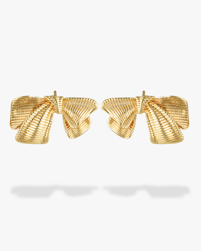 Zara Bow Earrings (Gold & Silver)